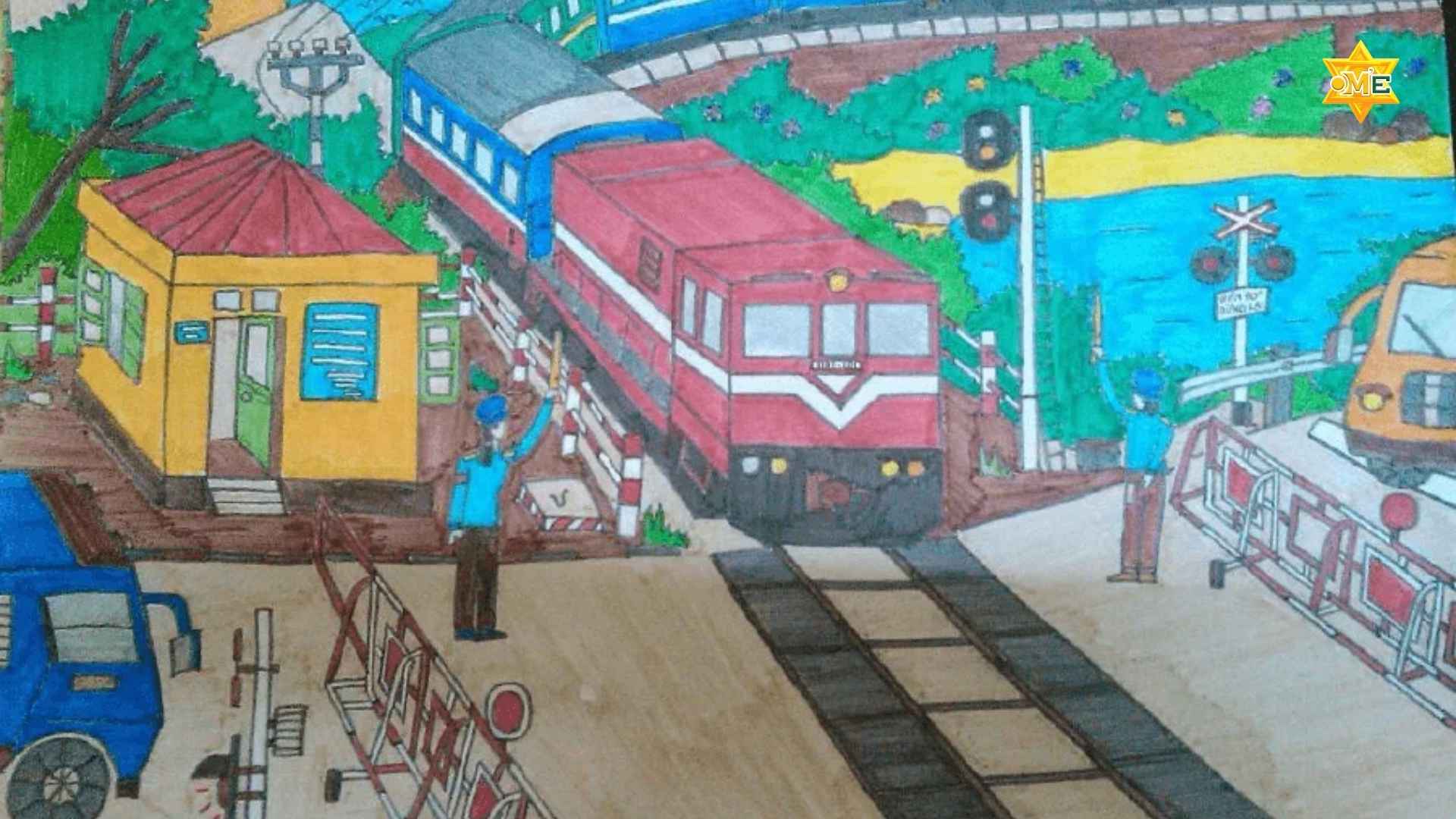 Bức Tranh Vẽ An Toàn Giao Thông